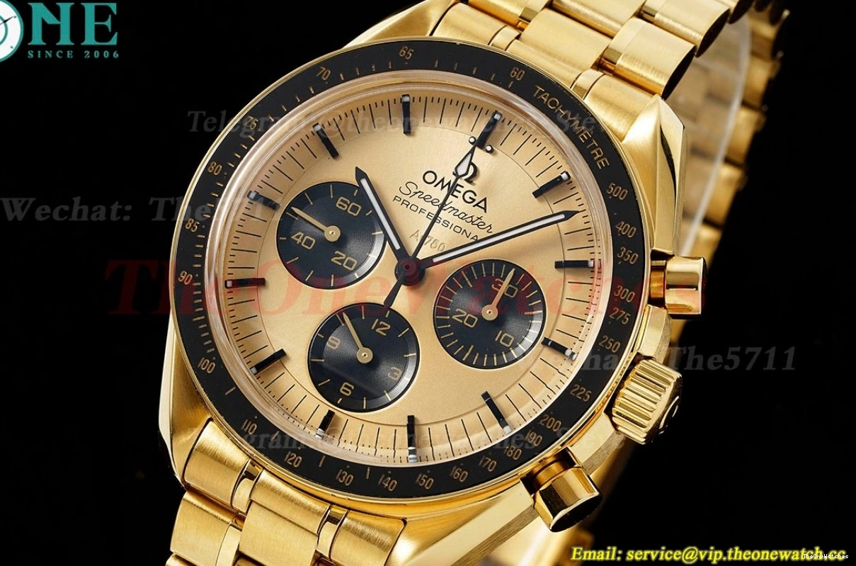 YG Mod RMF Gold Speedmaster 41mm YG A7750 Dial 0522